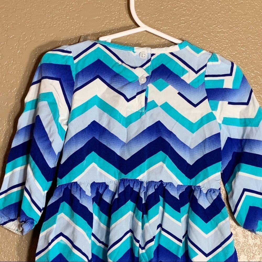 Crazy 8 blue chevron print dress - Picture 6 of 8